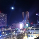 Vue du centre depuis la terrasse du Rex Hotel