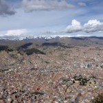 Vue depuis les hauteurs de la ville de La Paz