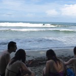 Premier jour de plage sur la côte caraïbe